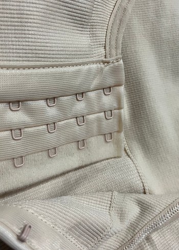 Agraflı askılı şekillendirici bel korse S-M beden - Görsel 4