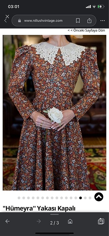Zara Nillush vintage hümeyra elbise
