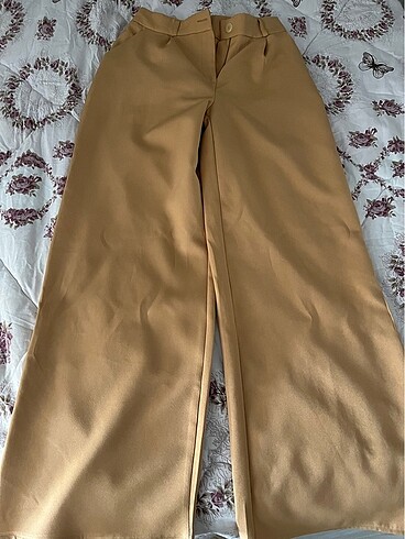 34 Beden camel Renk Kumaş pantolon