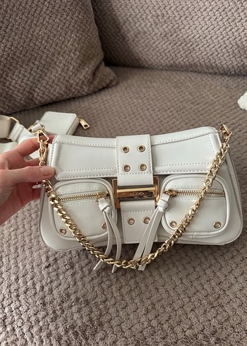 Aldo Cargo Beyaz Askılı Çanta - Görsel 5