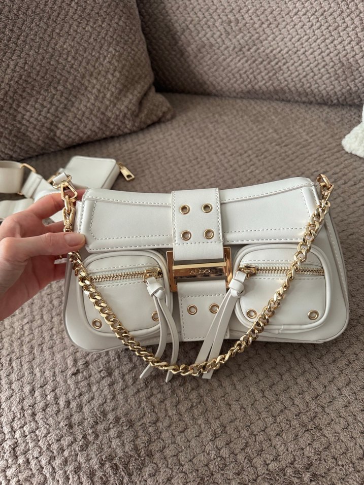 Aldo Cargo Beyaz Askılı Çanta - Görsel 5