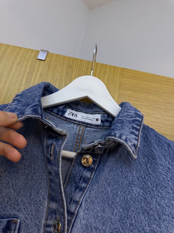 SIFIR Zara Jean Şortlu Tulum - Görsel 4