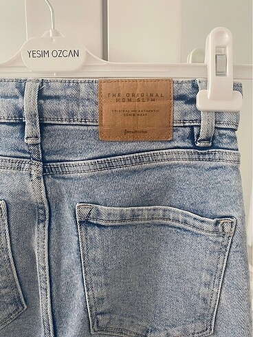 34 Beden mavi Renk Stradivarius pantolon jean