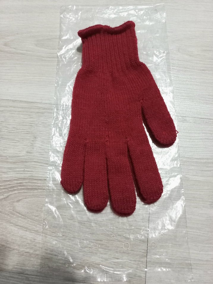 SIFIR BORDO ÖRGÜ KADIN ELDİVEN - Görsel 3