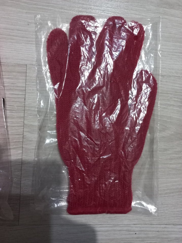 SIFIR BORDO ÖRGÜ KADIN ELDİVEN - Görsel 2