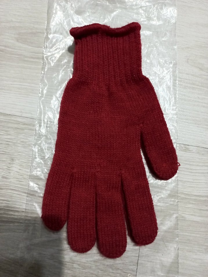 SIFIR BORDO ÖRGÜ KADIN ELDİVEN - Görsel 4