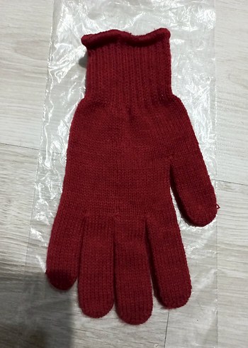 BORDO, AÇIK PEMBE, LACİVERT ELASTİK TRİKO ELDİVENLER - Görsel 12