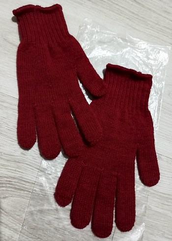 BORDO, AÇIK PEMBE, LACİVERT ELASTİK TRİKO ELDİVENLER - Görsel 13