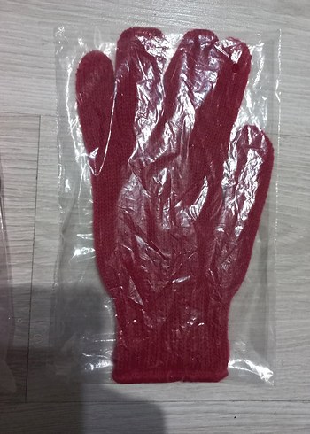 BORDO, AÇIK PEMBE, LACİVERT ELASTİK TRİKO ELDİVENLER - Görsel 7