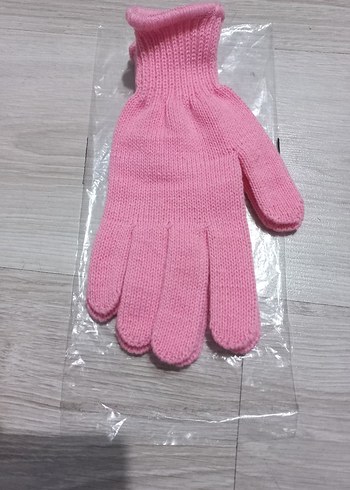 BORDO, AÇIK PEMBE, LACİVERT ELASTİK TRİKO ELDİVENLER - Görsel 8