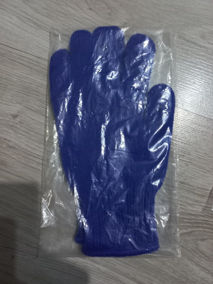 BORDO, AÇIK PEMBE, LACİVERT ELASTİK TRİKO ELDİVENLER - Görsel 5