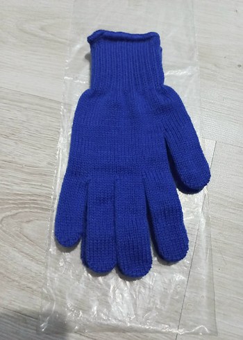 LACİVERT KADIN ÖRGÜ ELDİVEN - Görsel 3