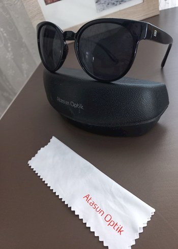 Beden siyah Renk Atasun Optik Siyah Minimalist Kadın Güneş Gözlüğü