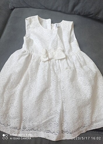 18-24 Ay Beden Kız bebek elbise