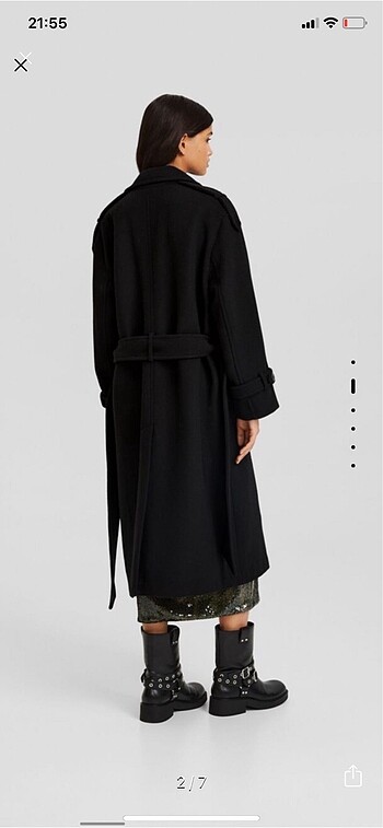 Bershka Bershka Siyah Kaban