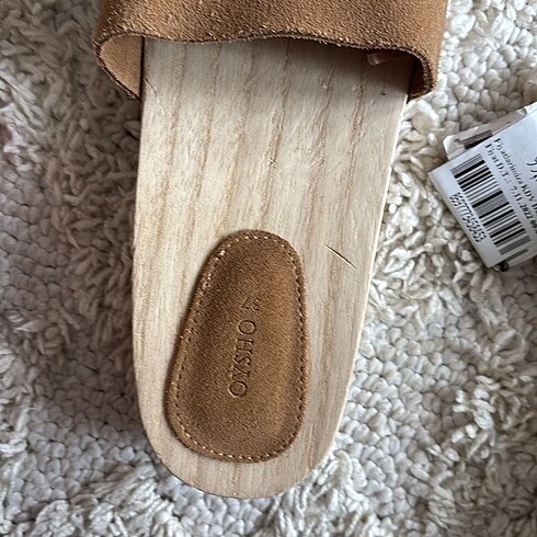 37 Beden camel Renk Oysho 37 Terlik