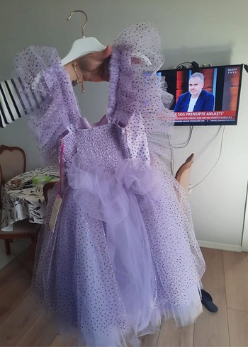 Anıl Kids Mor Elbise 9yaş