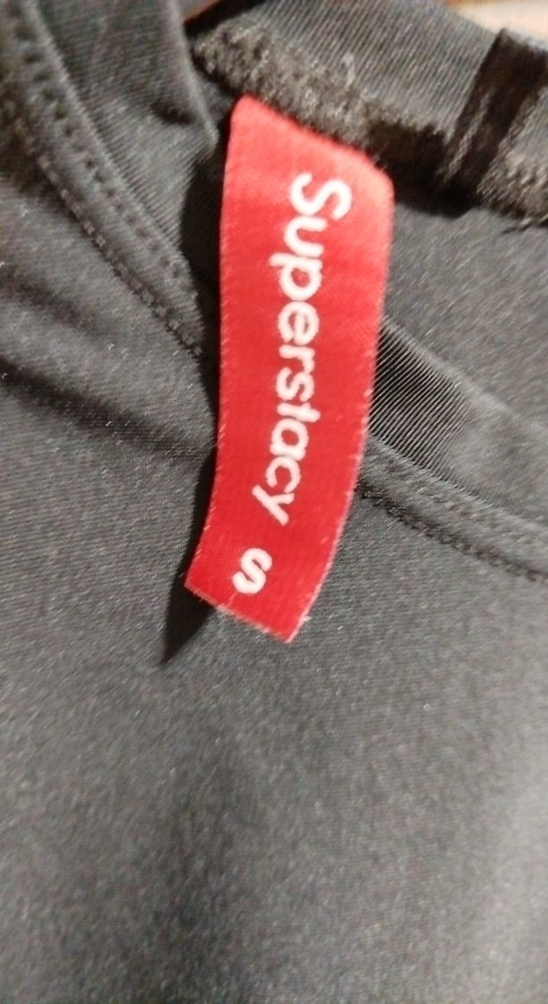 Siyah Kadın Crop Sweatshirt - Görsel 2