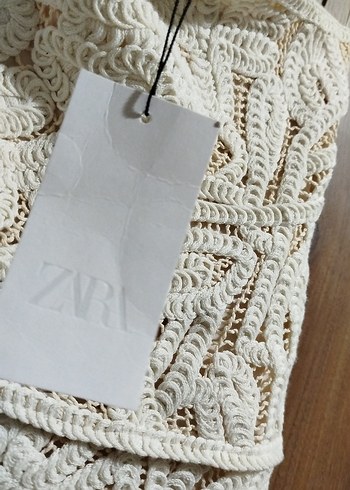 Beyaz Bohem Mini Gelinlik - Görsel 5