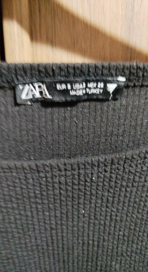 Siyah Örgü Uzun Kollu Kadın Kazak - Görsel 2