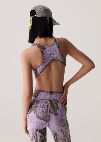 Bej Gri Baskılı Uzun Atlet - Görsel 3