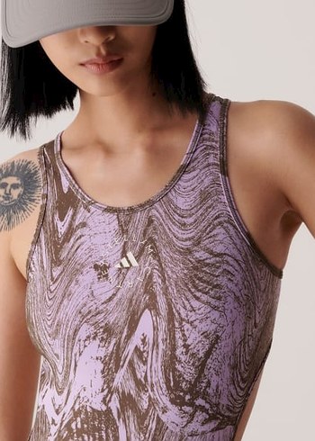 Bej Gri Baskılı Uzun Atlet - Görsel 4