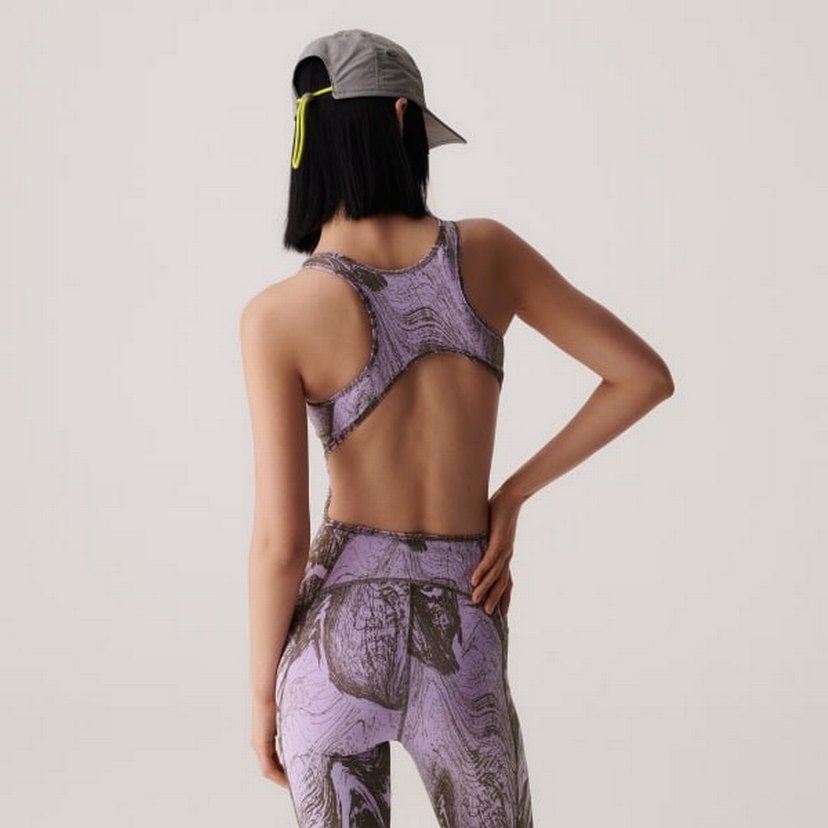 Bej Gri Baskılı Uzun Atlet - Görsel 3