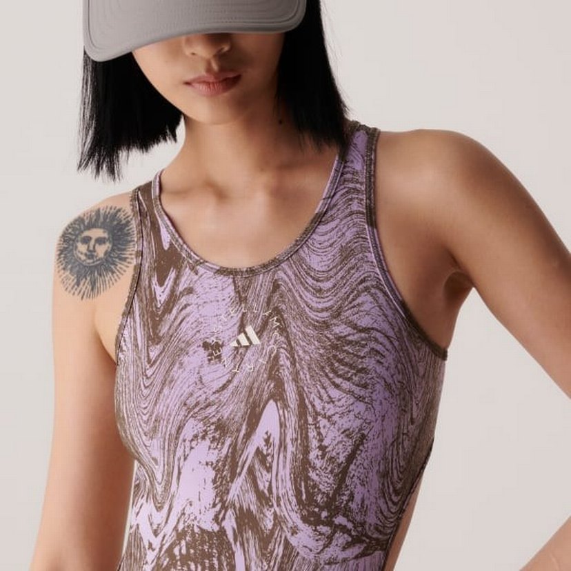 Bej Gri Baskılı Uzun Atlet - Görsel 4