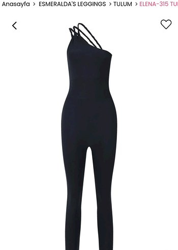 Tek Omuzlu Siyah Mini Tulum - Görsel 2