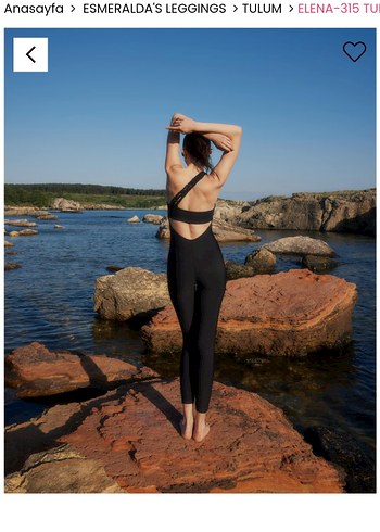 Tek Omuzlu Siyah Mini Tulum - Görsel 8