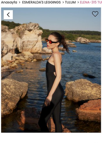 Tek Omuzlu Siyah Mini Tulum - Görsel 7