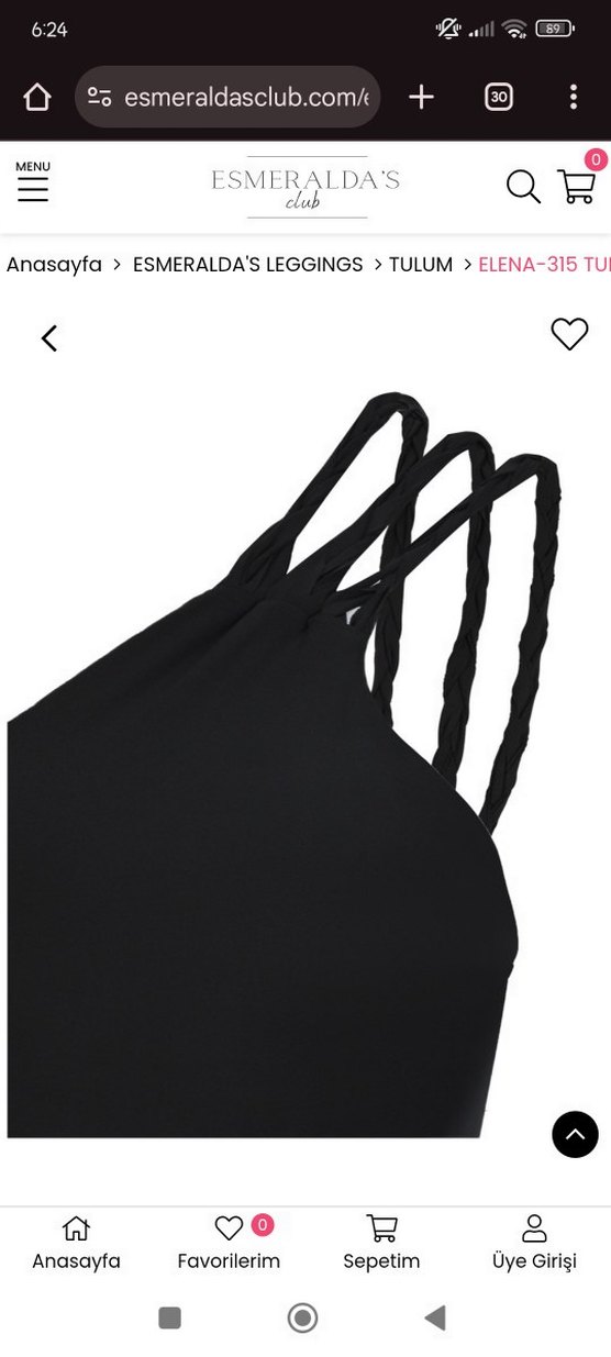 Tek Omuzlu Siyah Mini Tulum - Görsel 4