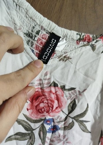 Çiçek Desenli Askısız Uzun Hamile Geceliği - Görsel 2