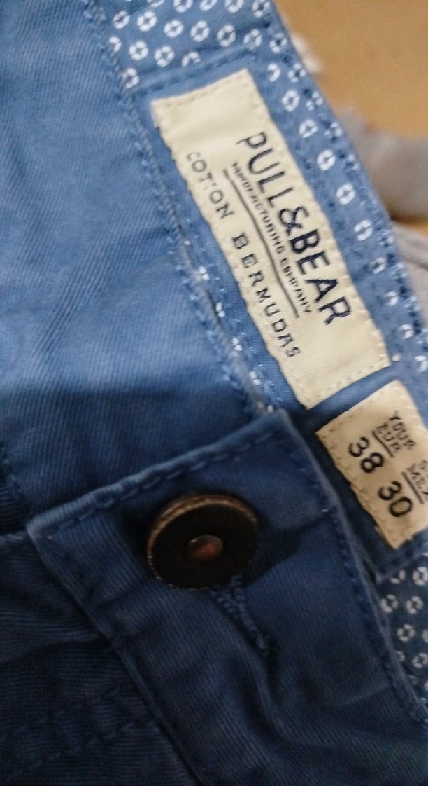 Mavi Pamuklu Düğmeli Rahat Kesim Kadın Kot - Görsel 3