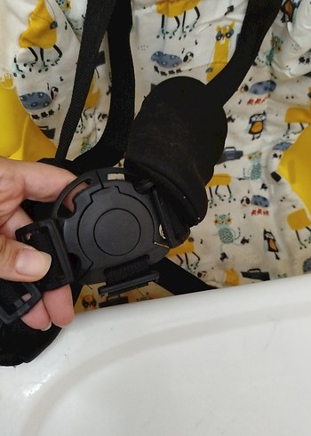 Civil Sarı Renkli Bebek Mama Sandalyesi
