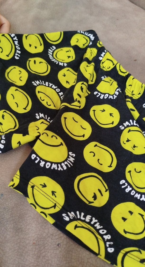 Sarı Gri Baskılı Çocuk şort - Görsel 2