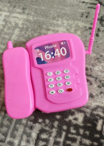 Renkli Pembe Eğitici Oyuncak Telefon