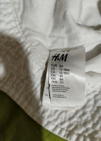 Beyaz Bebek Şapkası - Görsel 3