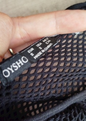 Oysho Siyah Fileli Spor Alt Giyim
