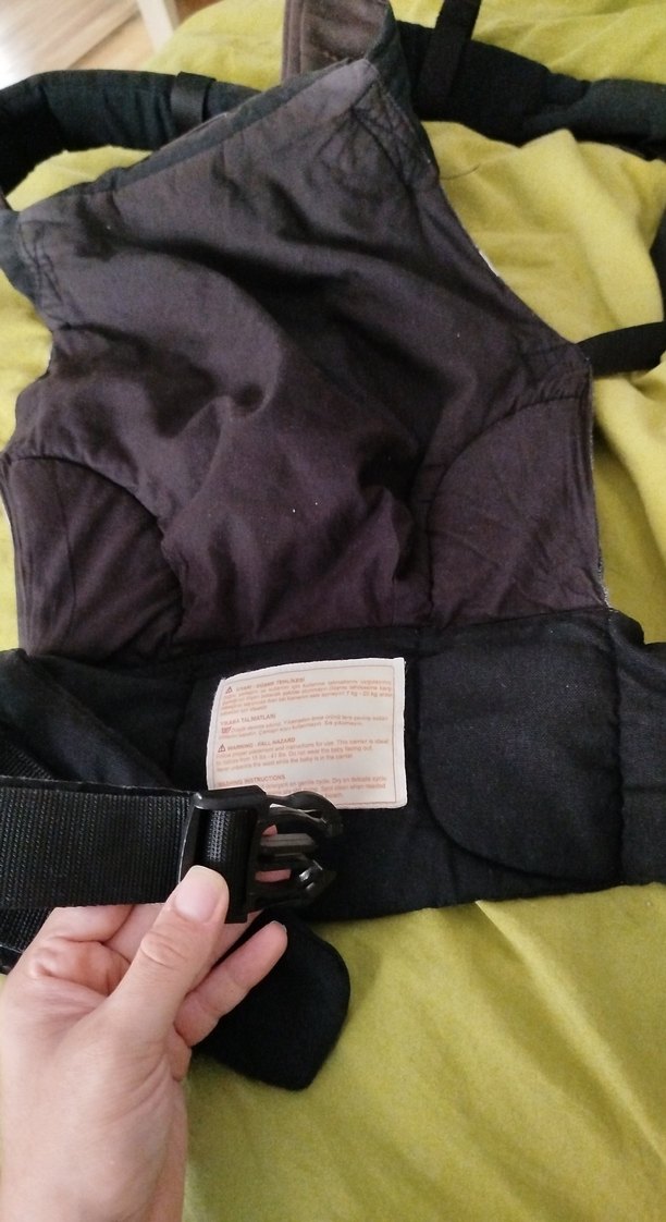 İlkaybaby Ergonomik Kanguru Siyah - Görsel 3