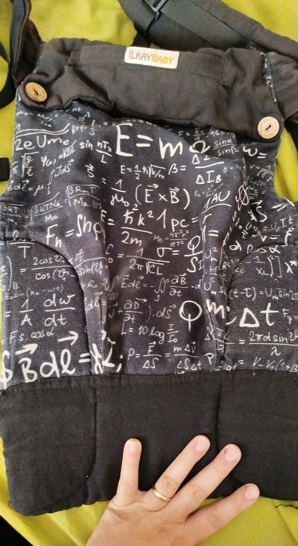 İlkaybaby Ergonomik Kanguru Siyah - Görsel 5