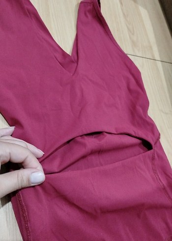 Bordo jimlastik tayt