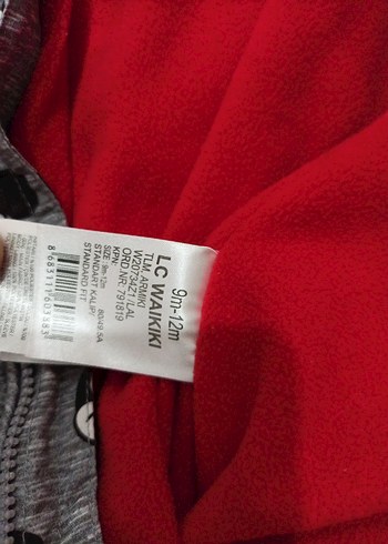 lcw Kapüşonlu Gri Örgü Desenli Bebek Tulumu - Görsel 8