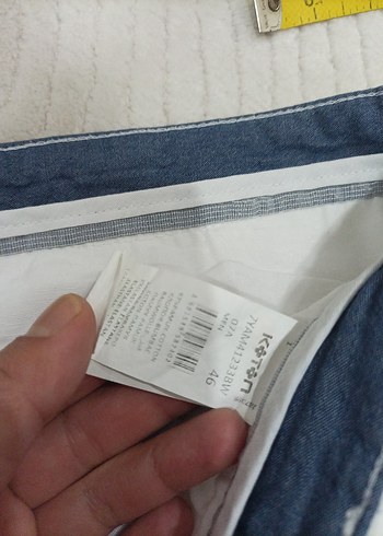 46 Beden beyaz Renk Beyaz Kemerli Erkek Mini Şort