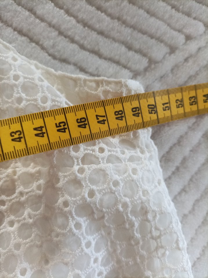 Dantel Detaylı Beyaz Midi Elbise - Görsel 5