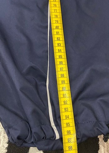 Erkek Parlak Lacivert Fermuarlı Eşofman Altı - Görsel 6