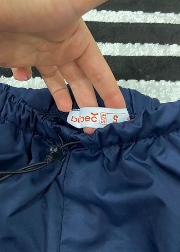 Erkek Parlak Lacivert Fermuarlı Eşofman Altı - Görsel 5