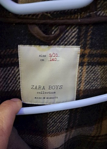 Gri Erkek Çocuk Düğmeli Kaban - Görsel 5