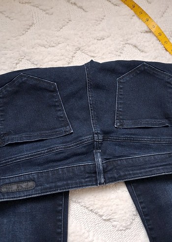 erkek Lacivert Normal Kesim Kot Pantolon - Görsel 7