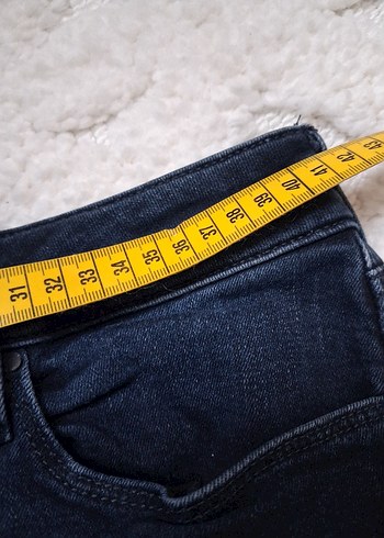 erkek Lacivert Normal Kesim Kot Pantolon - Görsel 3